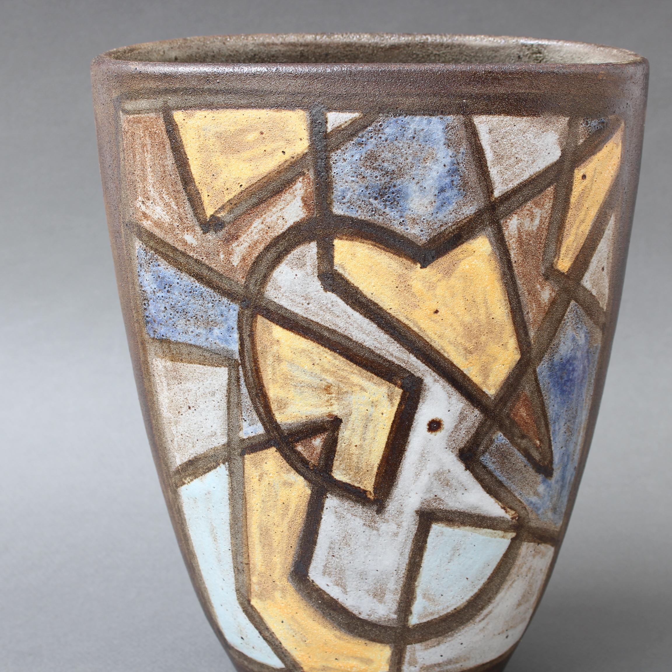 Ceramic Decorative Vase by Alexandre Kostanda, circa 1960s 4