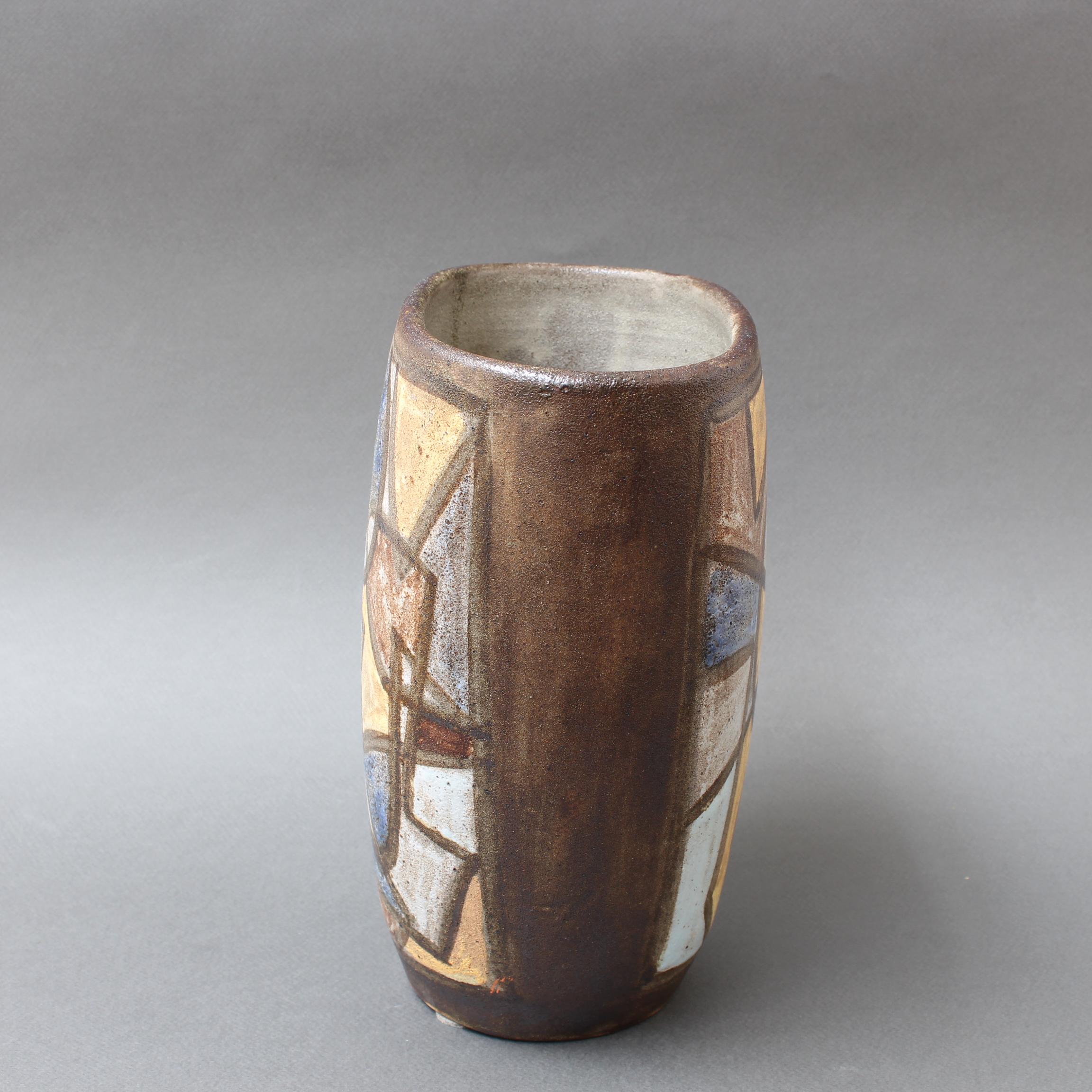 Ceramic Decorative Vase by Alexandre Kostanda, circa 1960s In Good Condition In London, GB