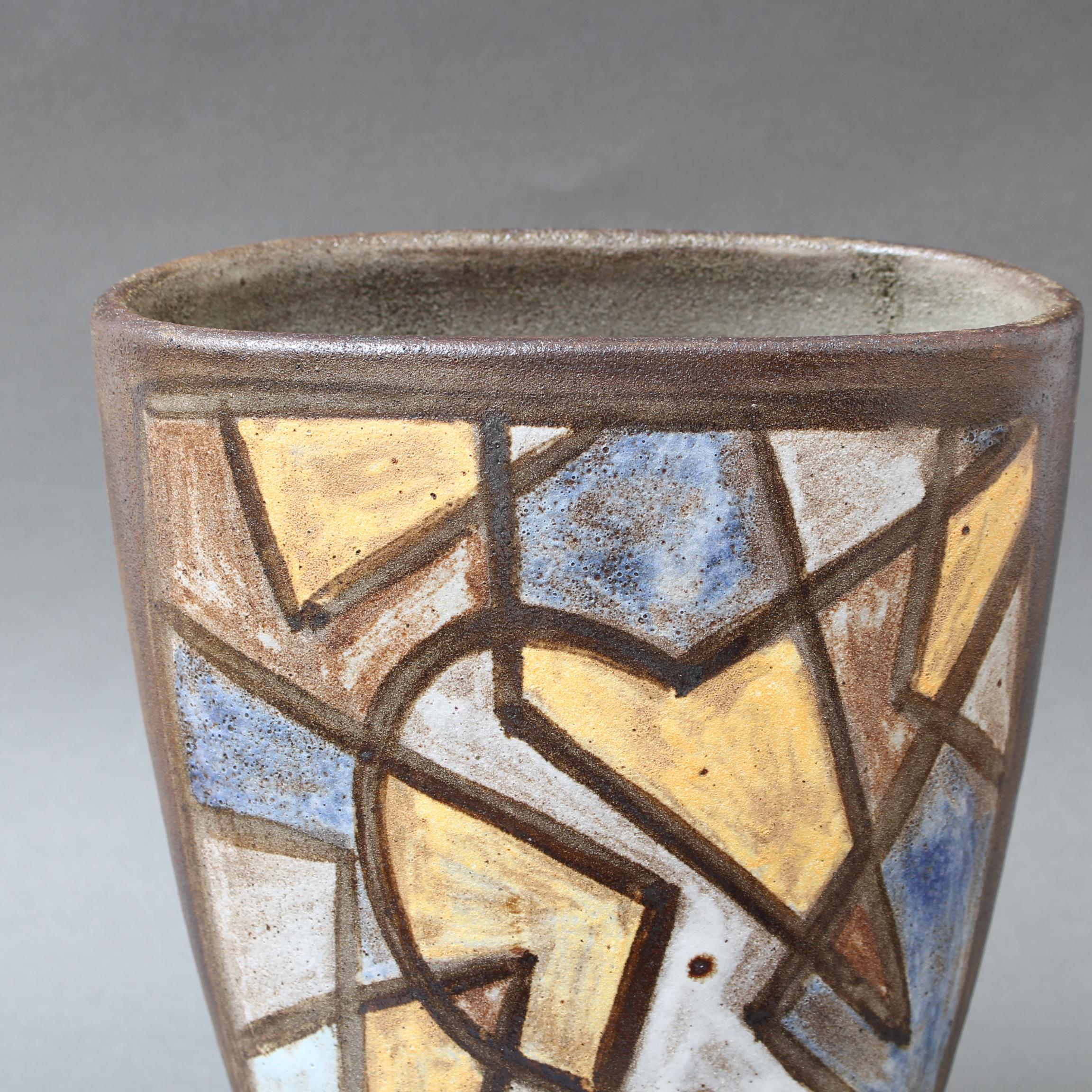 Ceramic Decorative Vase by Alexandre Kostanda, circa 1960s 3