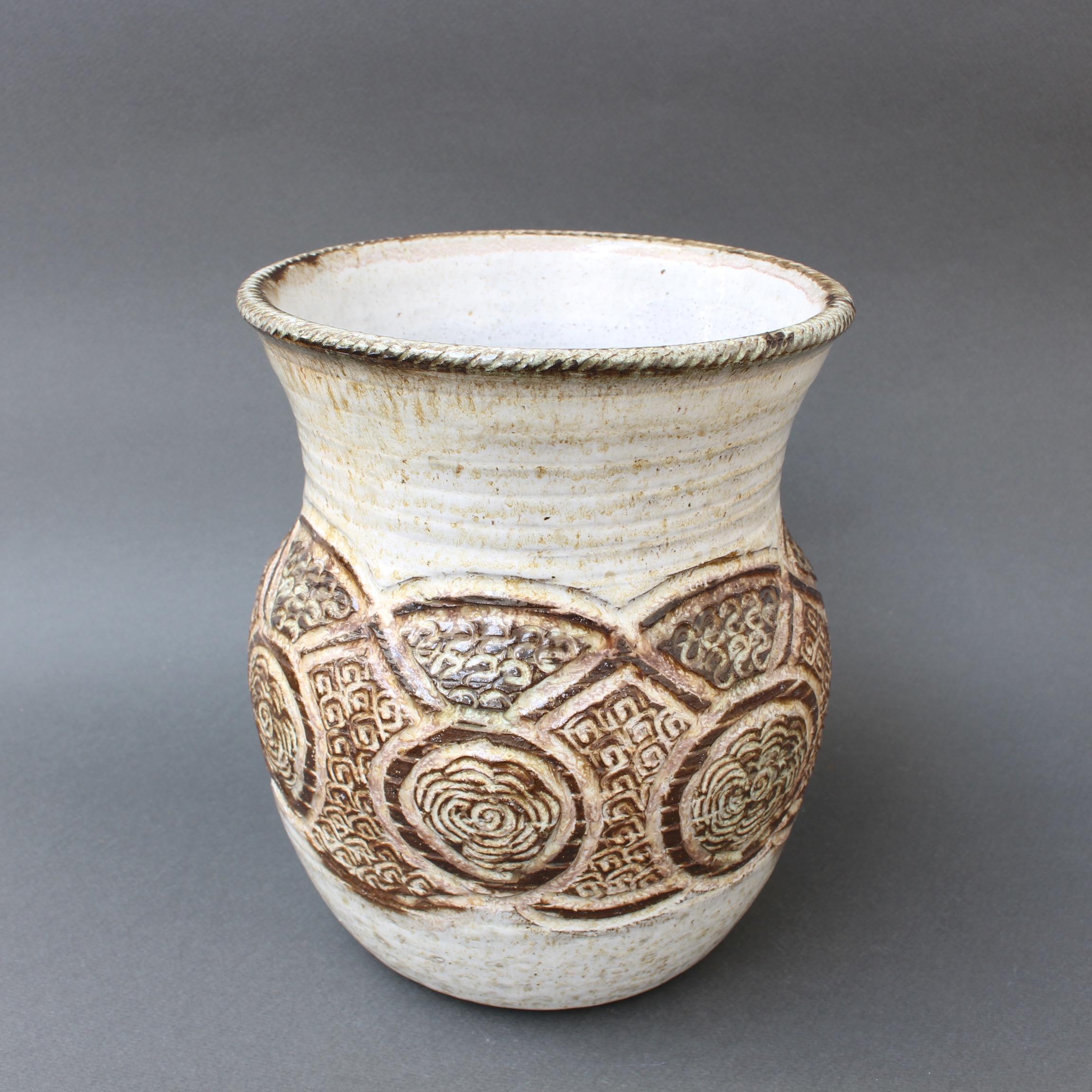 French Ceramic Decorative Vase by Marcel Giraud, Vallauris, 'circa 1960s'