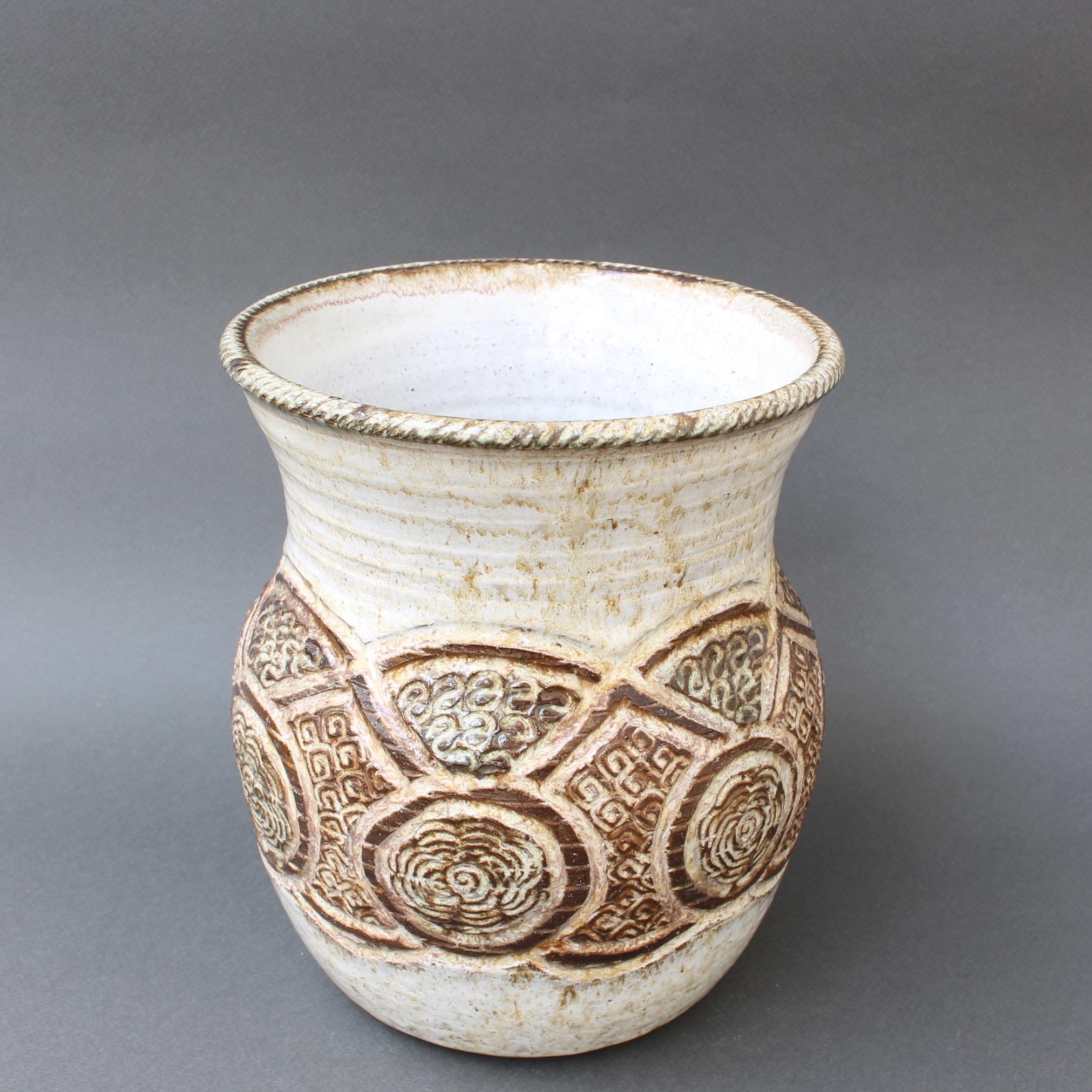 Mid-20th Century Ceramic Decorative Vase by Marcel Giraud, Vallauris, 'circa 1960s'