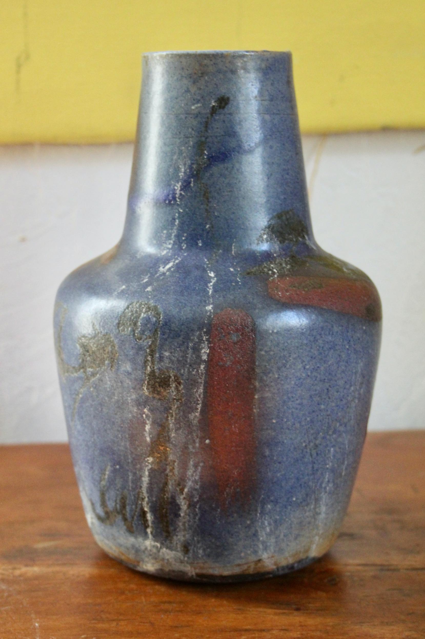 Jarrón decorativo de cerámica finales del siglo XX en venta