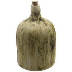 Keramik-Demijohn-Flasche aus mexikanischem Mischgefäß aus Ton und Oaxaca, rustikales Design 