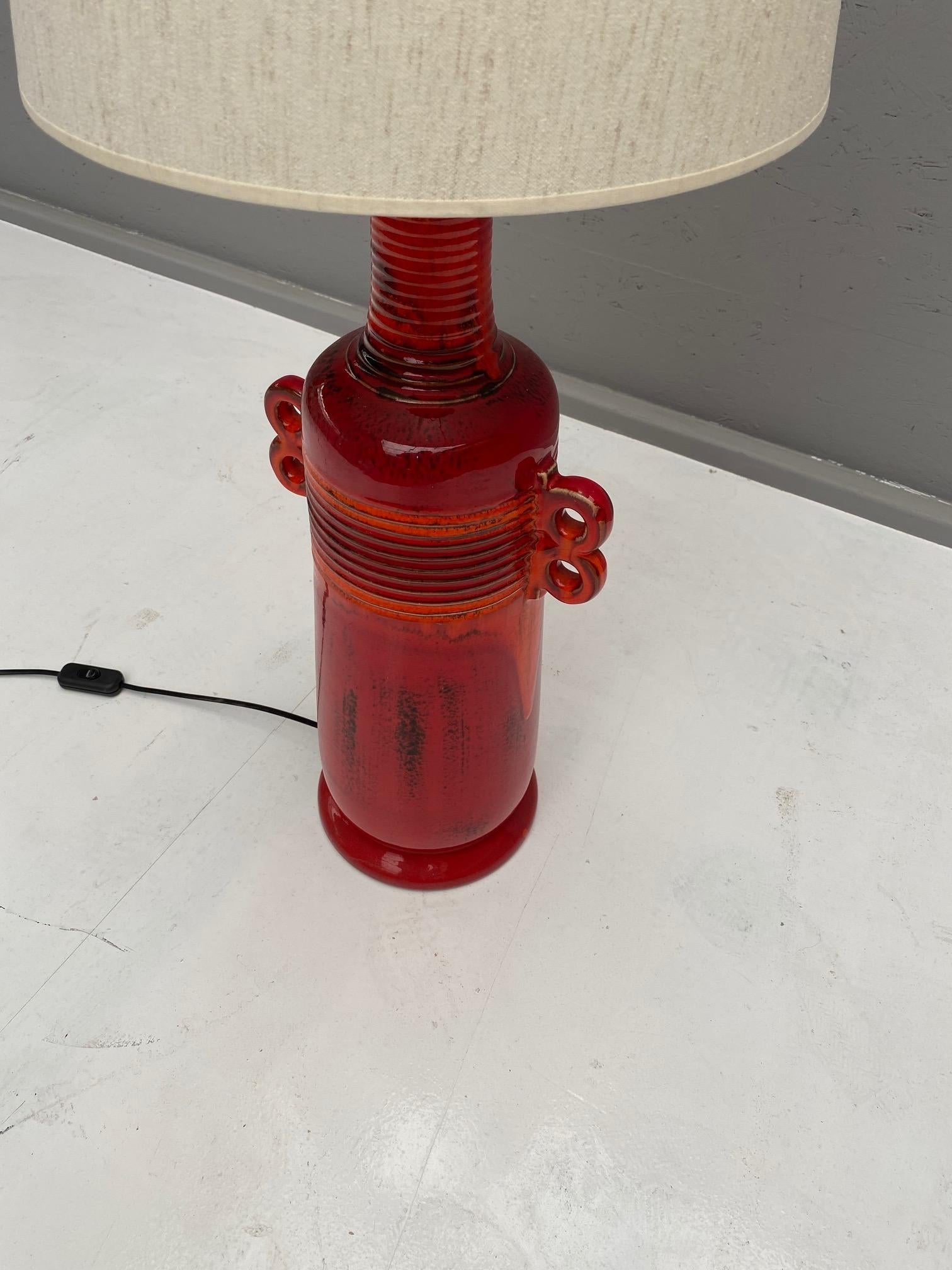 Ceramic Desk Lamp In Good Condition In Brussels, BE