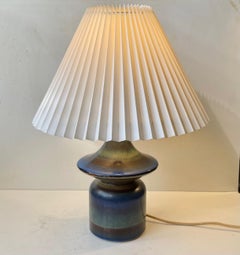 Diablo Tischlampe aus Keramik mit mehreren Glasuren von Einar Johansen für Søholm, 1960er Jahre