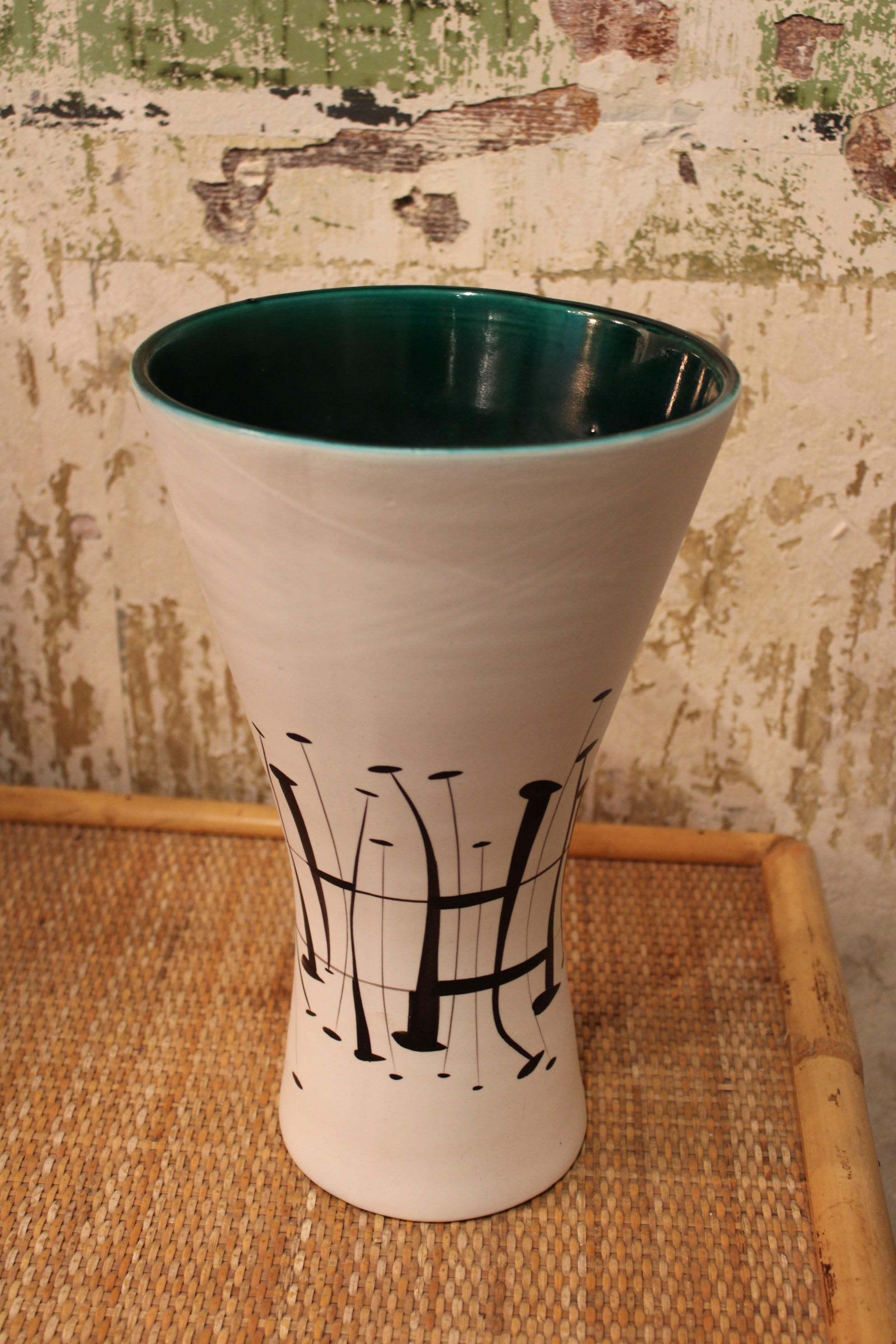 Ceramic Diabolo Vase by Roger Capron, France 20th Century 6