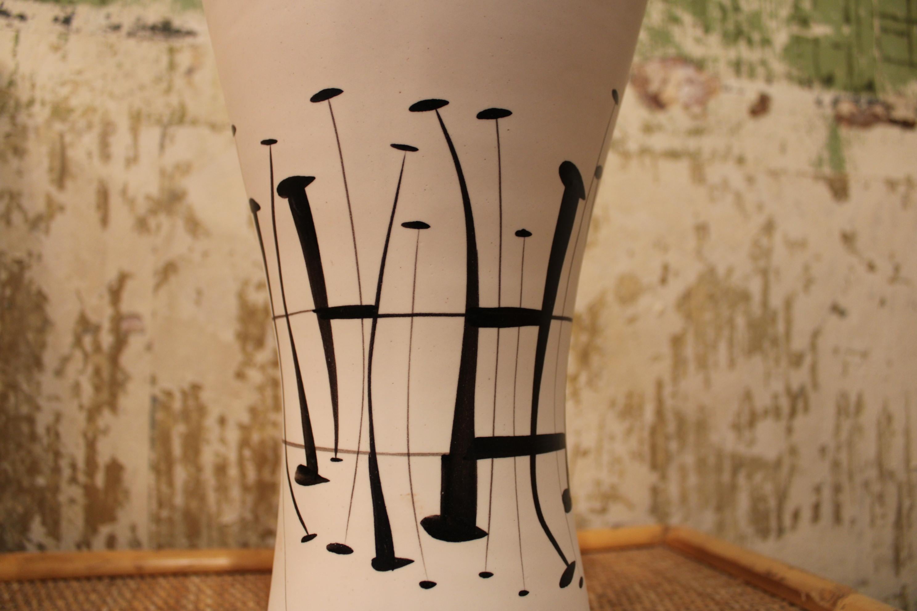 Ceramic Diabolo Vase by Roger Capron, France 20th Century 3