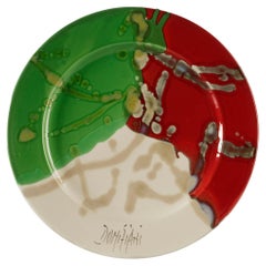 Ceramic Dinner Plate Size Ø 21 cm, Handmade in Italy 2021, Choose Your Pattern!