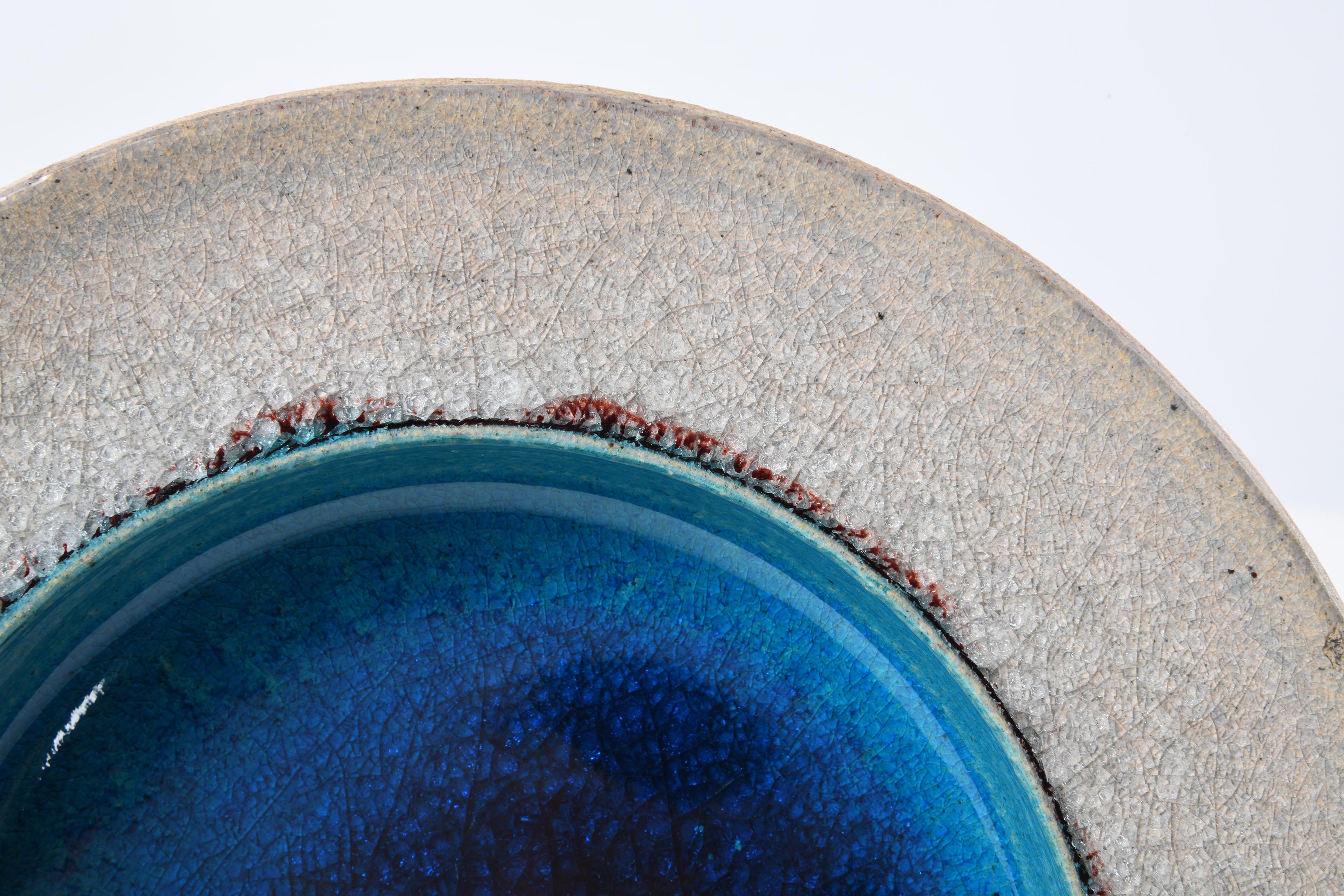 20th Century Ceramic dish by Nils Kähler in Denmark in the 1960s For Sale