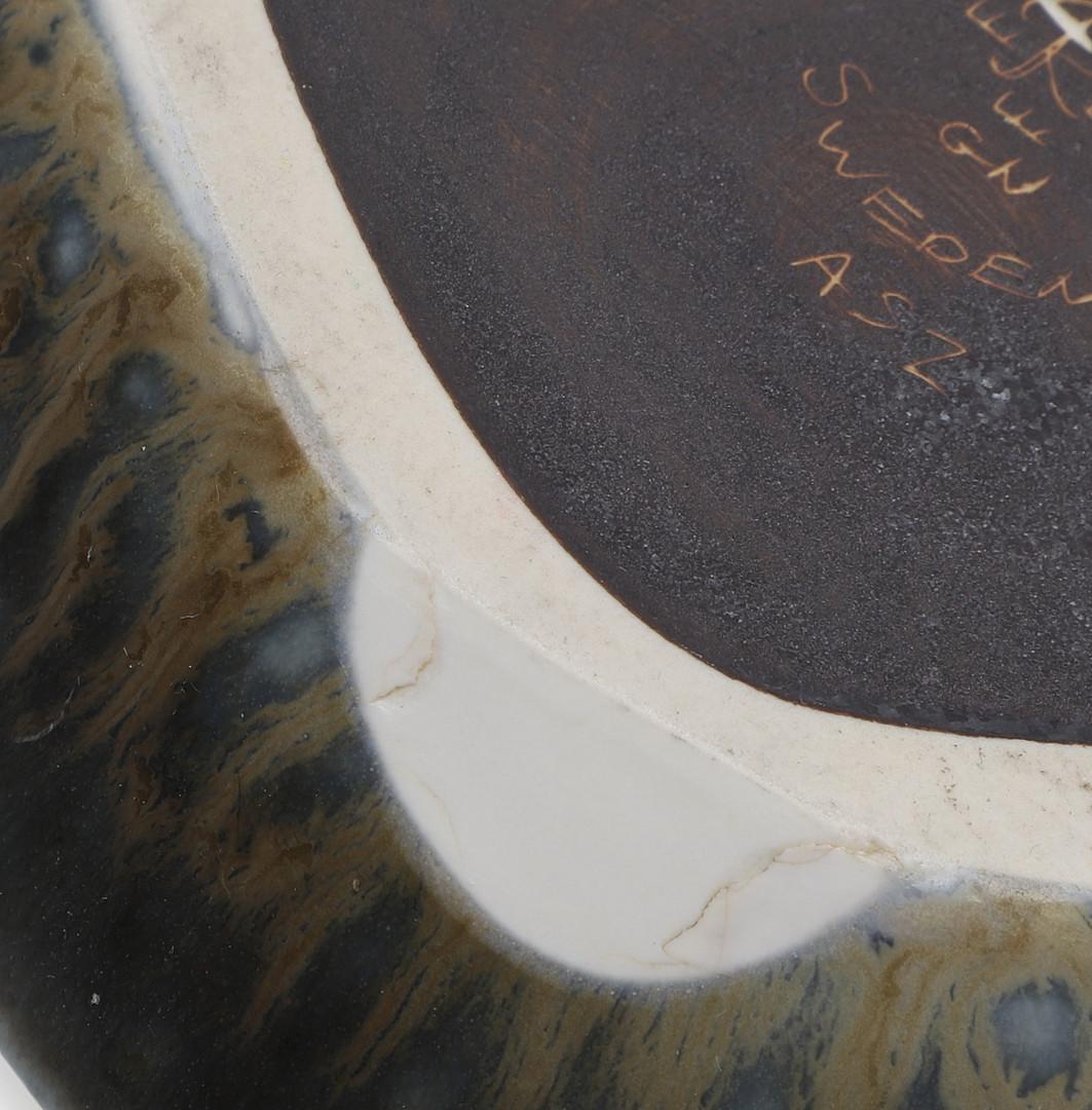 Suédois Plat/attelage en céramique de Gunnar Nylund. en vente