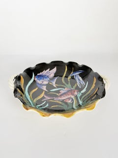Ceramic Dish or Catchall, Vallauris, France, 1960s