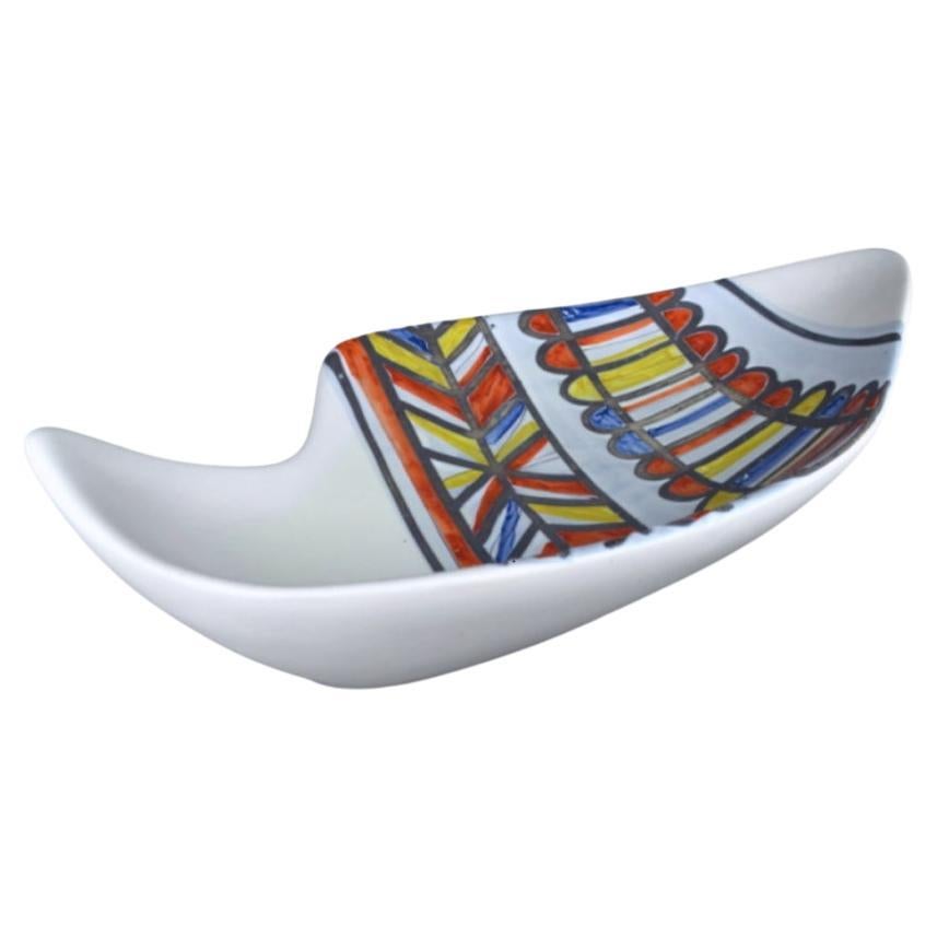 Roger Capron - Ceramic Dish with Banded Design