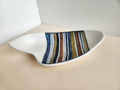 Roger Capron - Ceramic Dish with Stripes