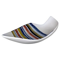 Ceramic Dish with Stripes by Roger Capron