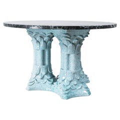 Ceramic Doric Pilar Table Bespoke Design, Italy, 1950