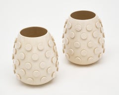 Ceramic Dotted Italian Vases