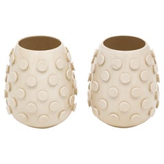 Ceramic Dotted Italian Vases