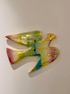 Colombe en céramique par le céramiste français François Lembo 1970's