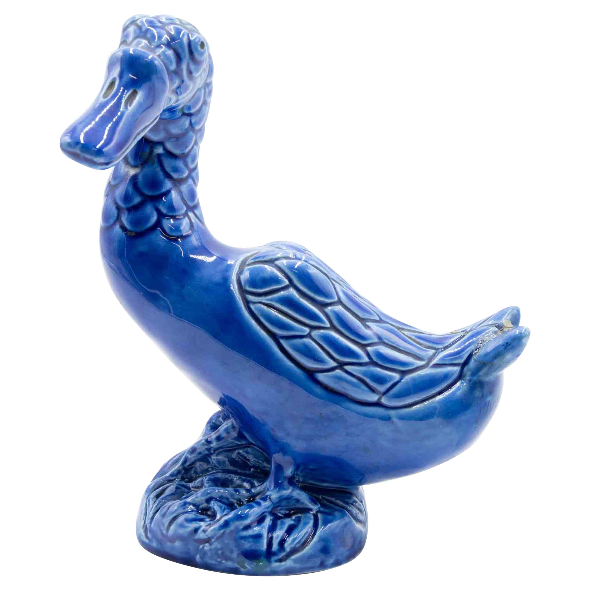Ceramic Duck Figurine by Richard Ginori, Early 20th Century