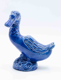 Ceramic Duck Figurine by Richard Ginori, Early 20th Century