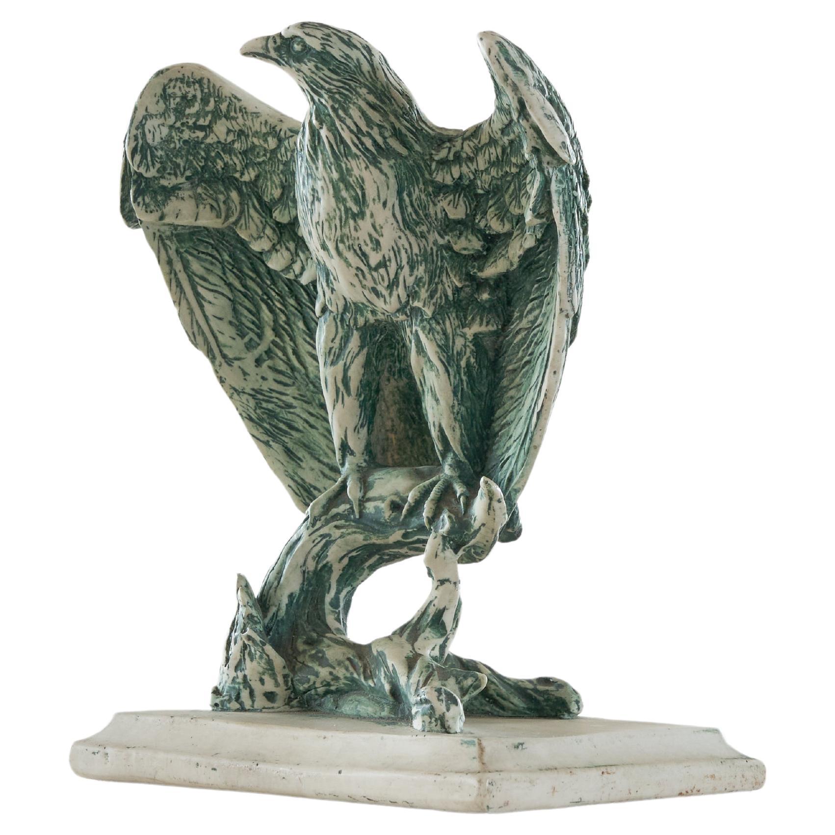 Ceramic Eagle Sculpture For Sale