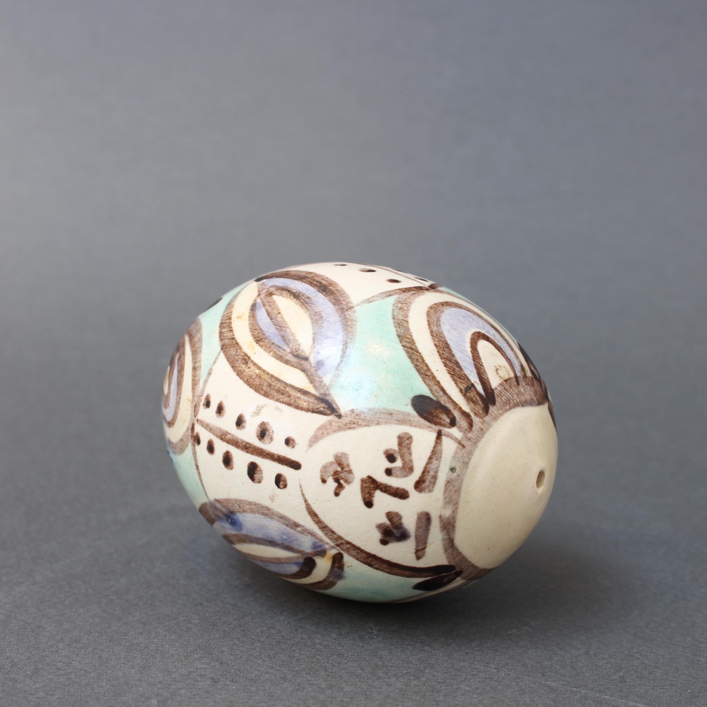 Mid-20th Century Ceramic Easter Egg from Atelier Madoura 'circa 1960s' For Sale