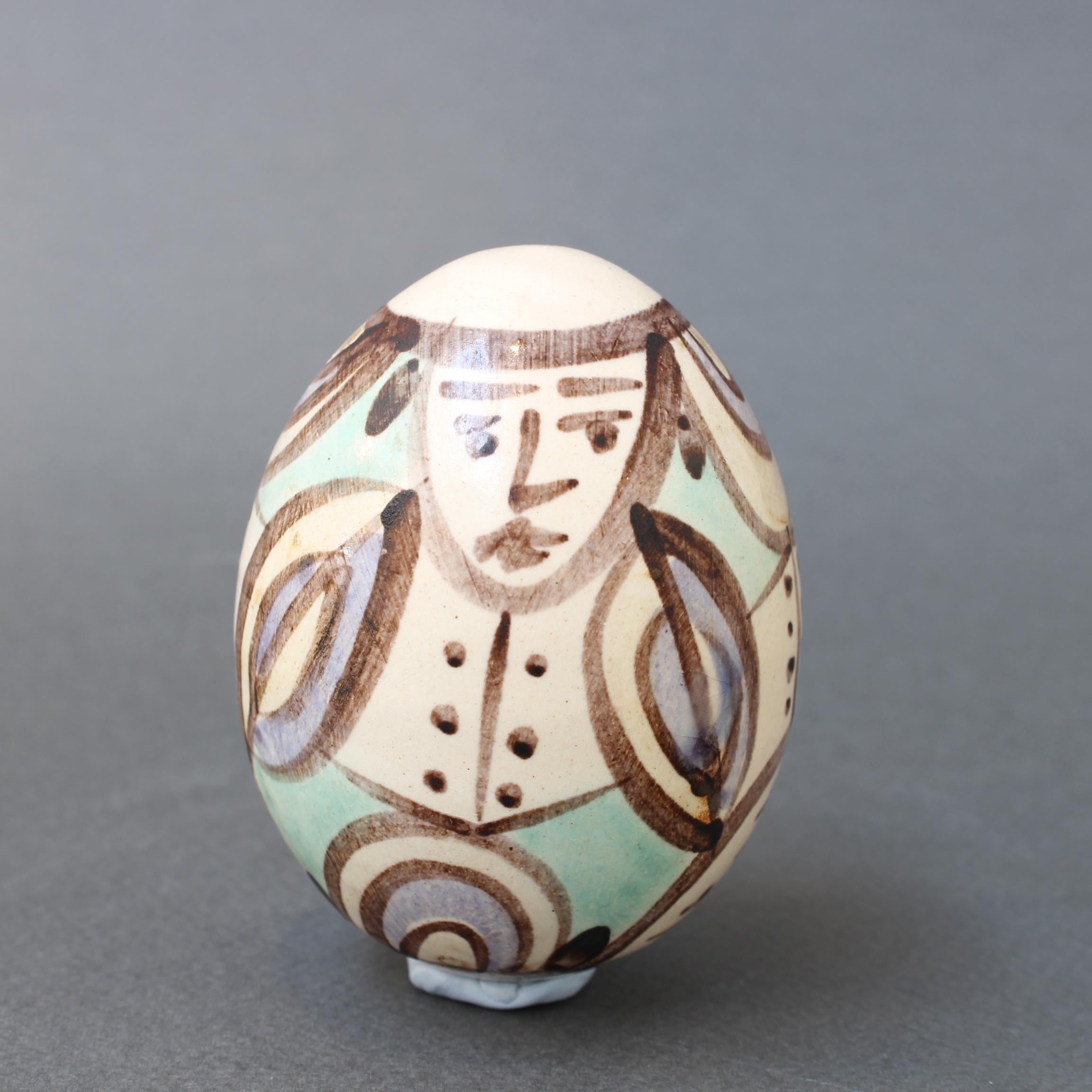 Mid-Century Modern Ceramic Easter Egg from Atelier Madoura 'circa 1960s' For Sale