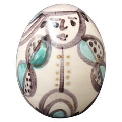 Vintage Ceramic Easter Egg from Atelier Madoura, circa 1960s