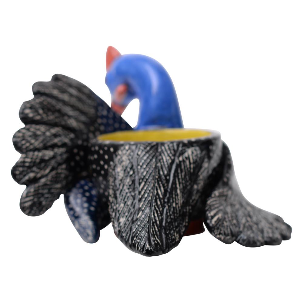 Modern Ceramic  Egg Cup Guinea Fowl , hand made in South Africa For Sale