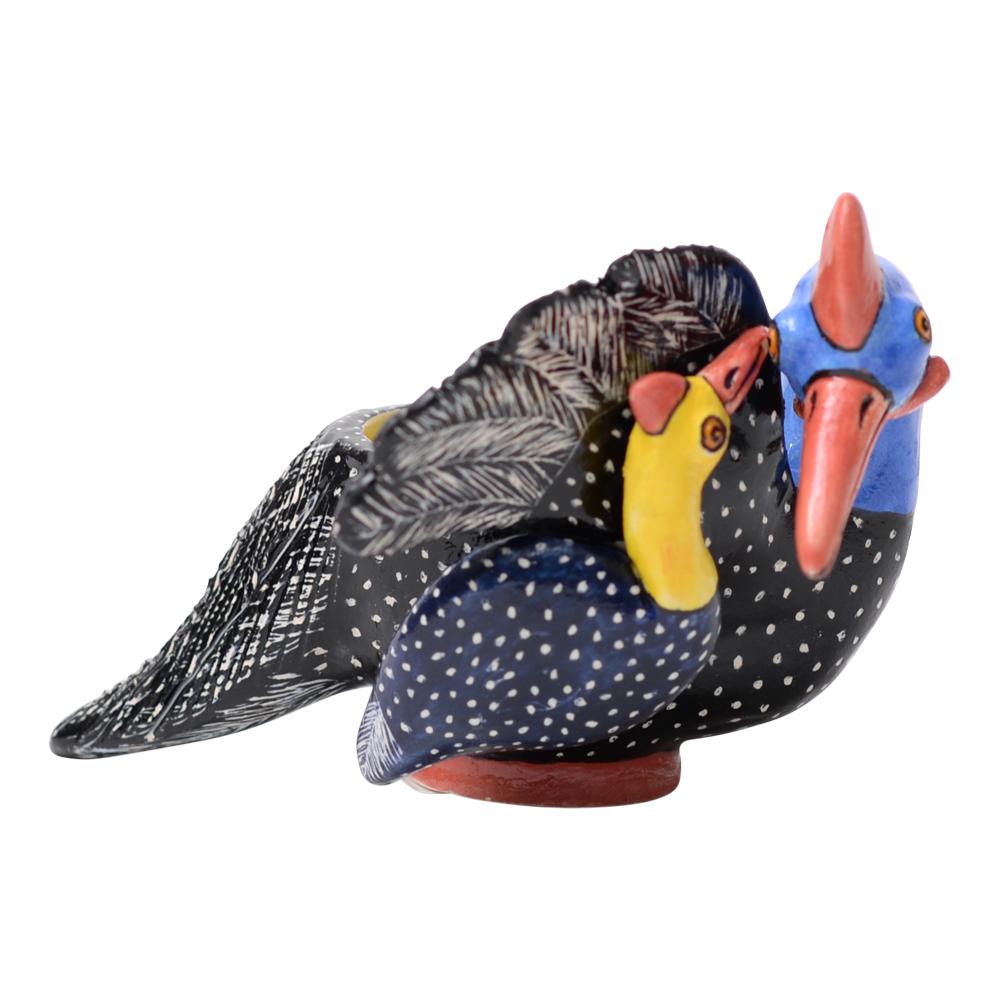 Modern Ceramic  Egg Cup Guinea Fowl , hand made in South Africa For Sale