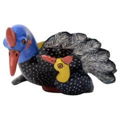 Ceramic  Egg Cup Guinea Fowl , hand made in South Africa