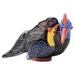Ceramic  Egg Cup Guinea Fowl , hand made in South Africa