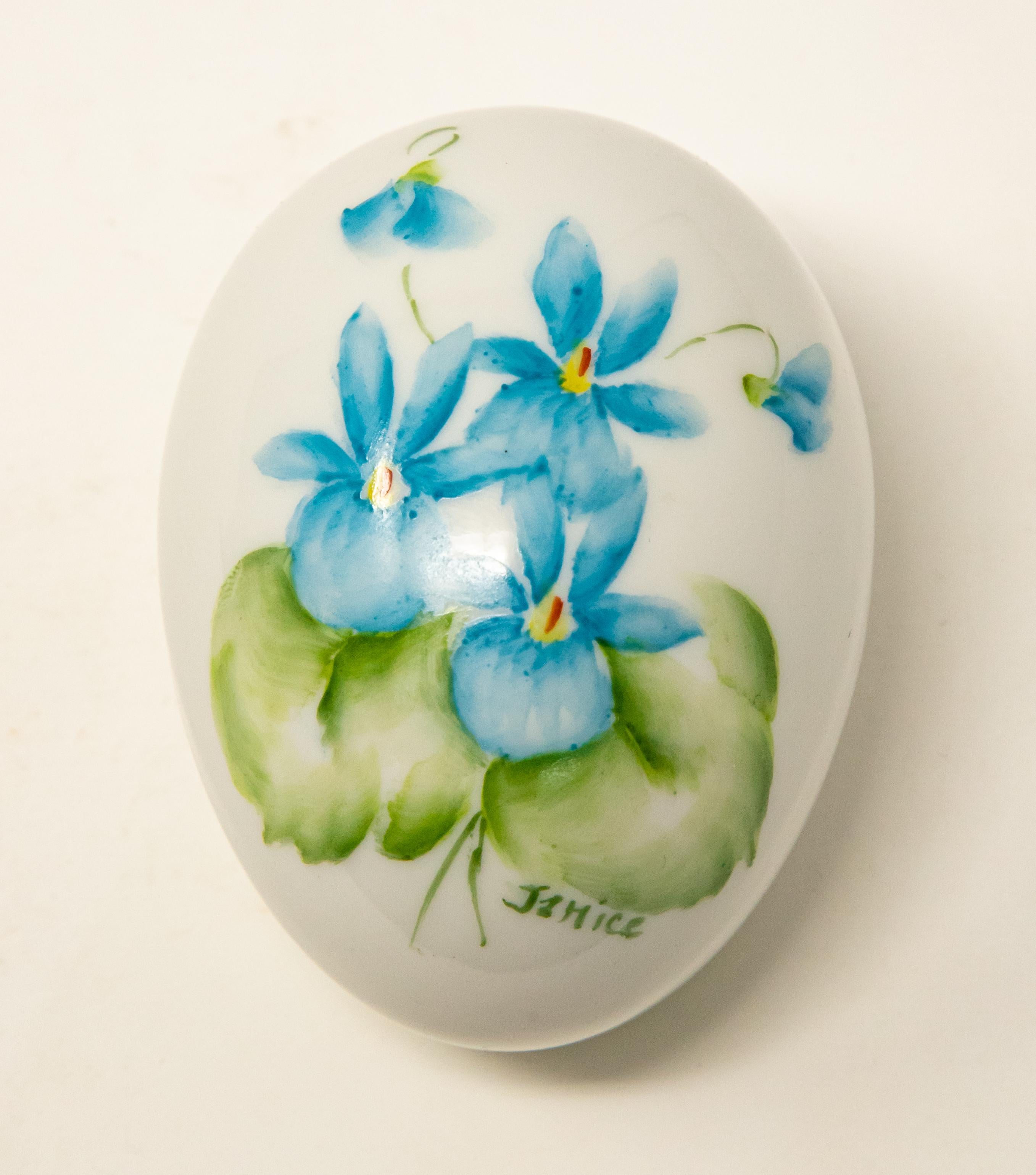 painted ceramic eggs