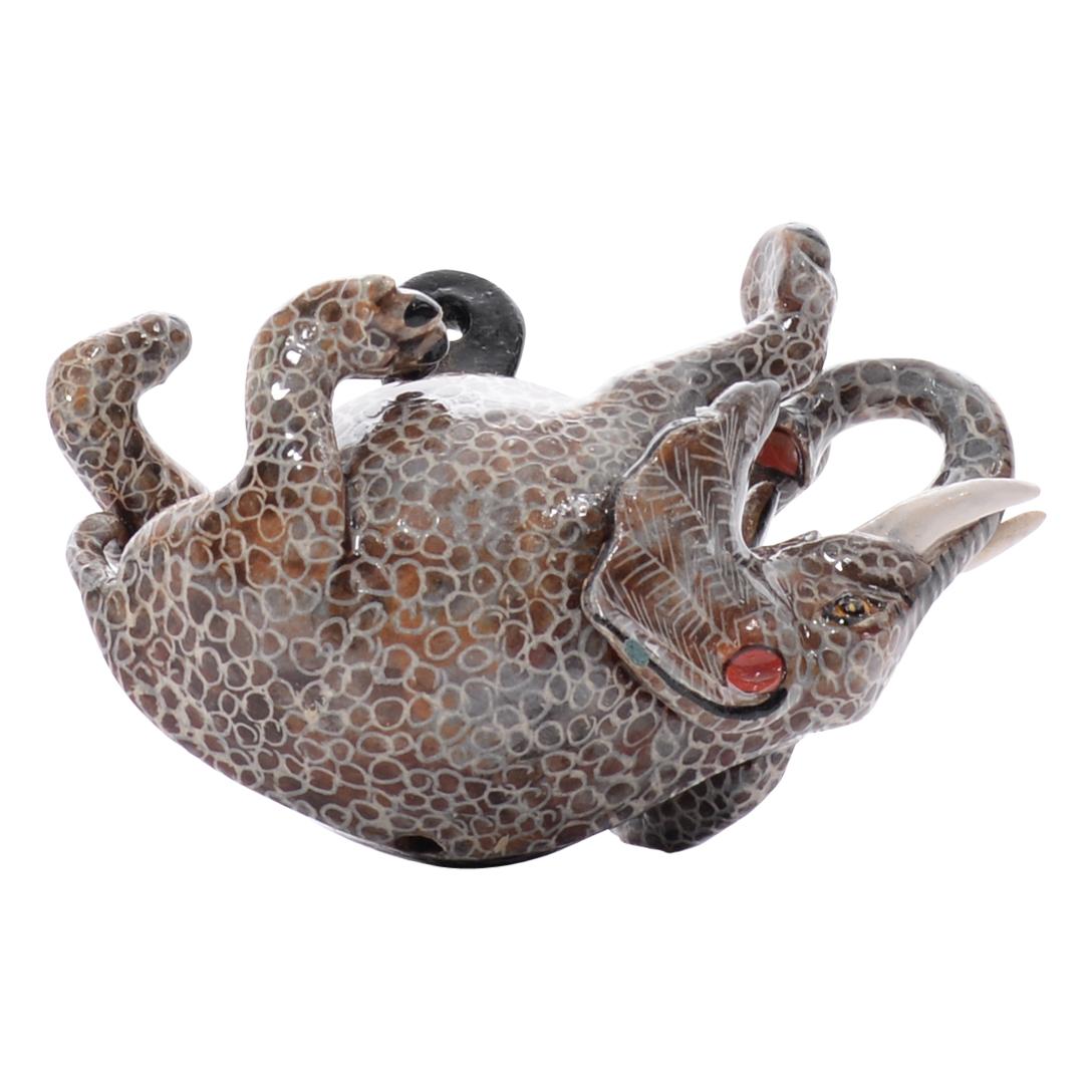 Modern Ceramic Elephant  Ornament  , hand made in South Africa