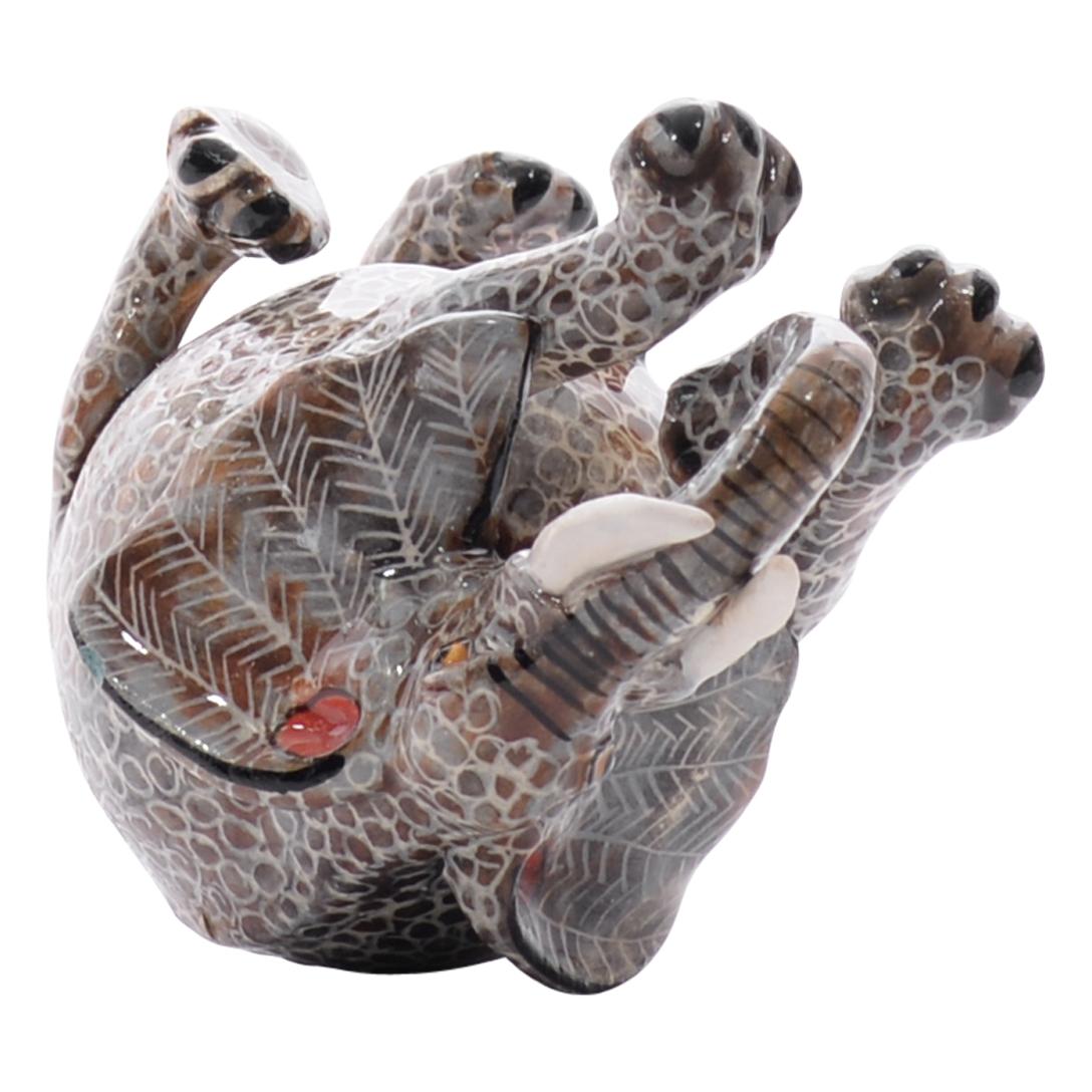 South African Ceramic Elephant  Ornament  , hand made in South Africa