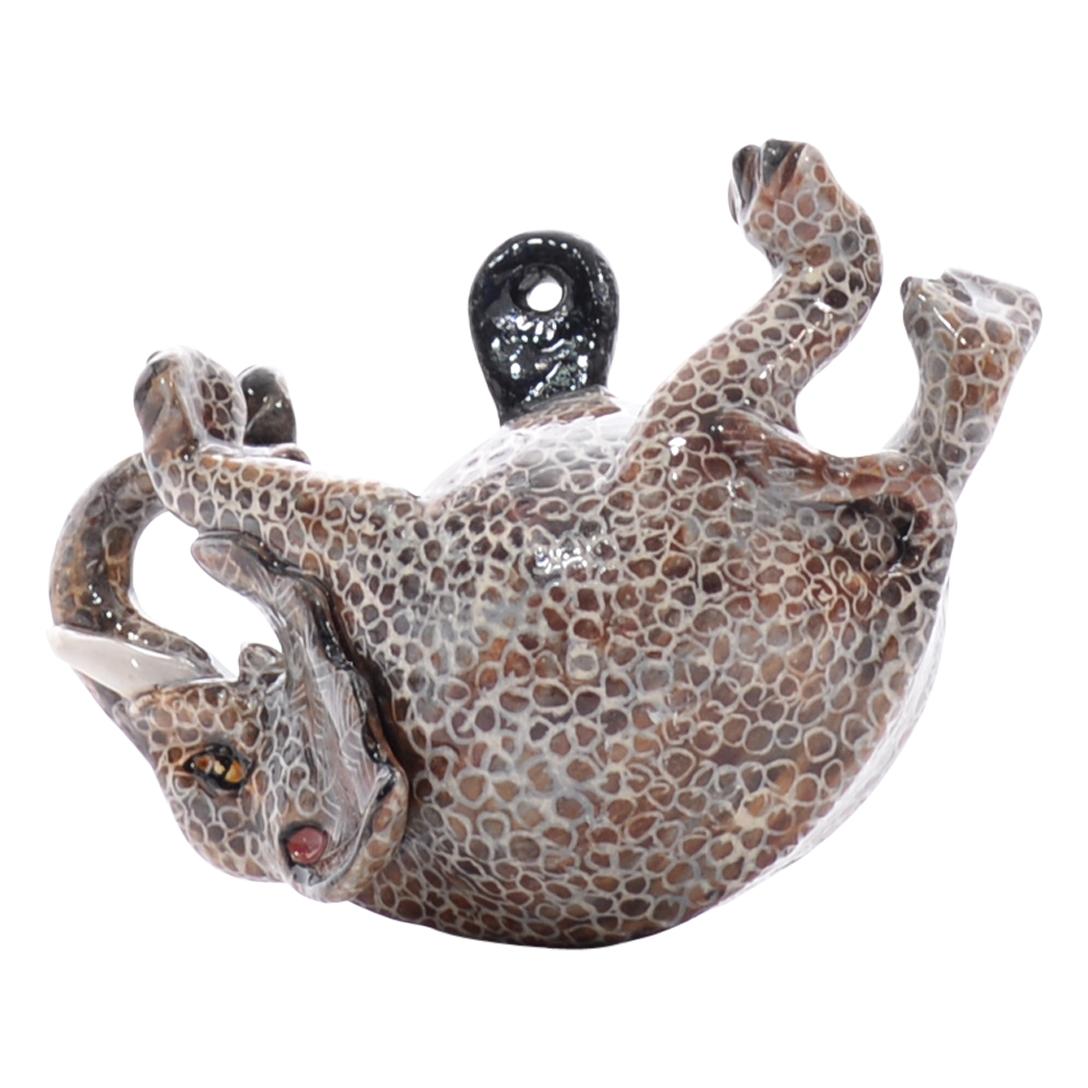Hand-Painted Ceramic Elephant  Ornament  , hand made in South Africa