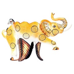 Ceramic Elephant Peanut Bowl  , hand made in South Africa