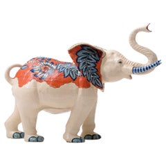 Ceramic Elephant Sculpture, Hand made in South Africa