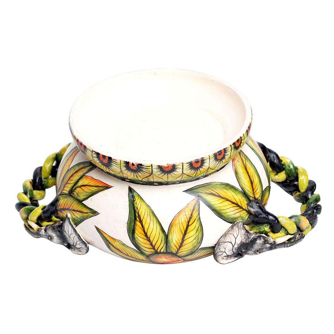 Ceramic Elephant Sweet Dish , hand made in South Africa For Sale 1