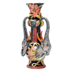 Ceramic Elephant Vase , hand made in South Africa