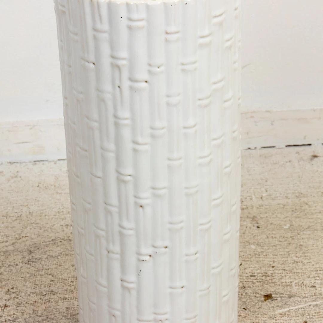 Keramik Faux Bambus Schirmständer (Spanisch) im Angebot