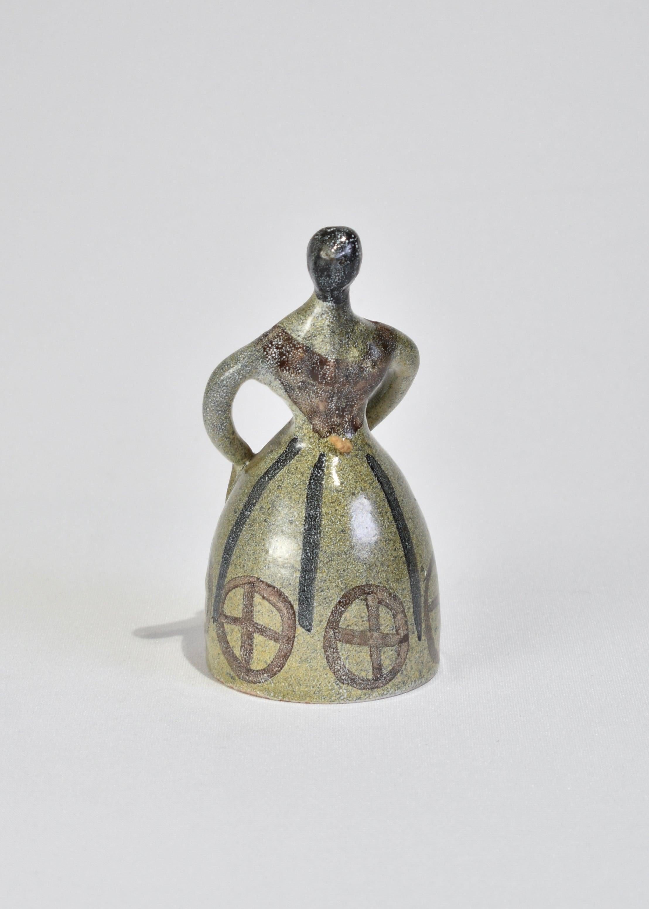 Modern Ceramic Figure Bell