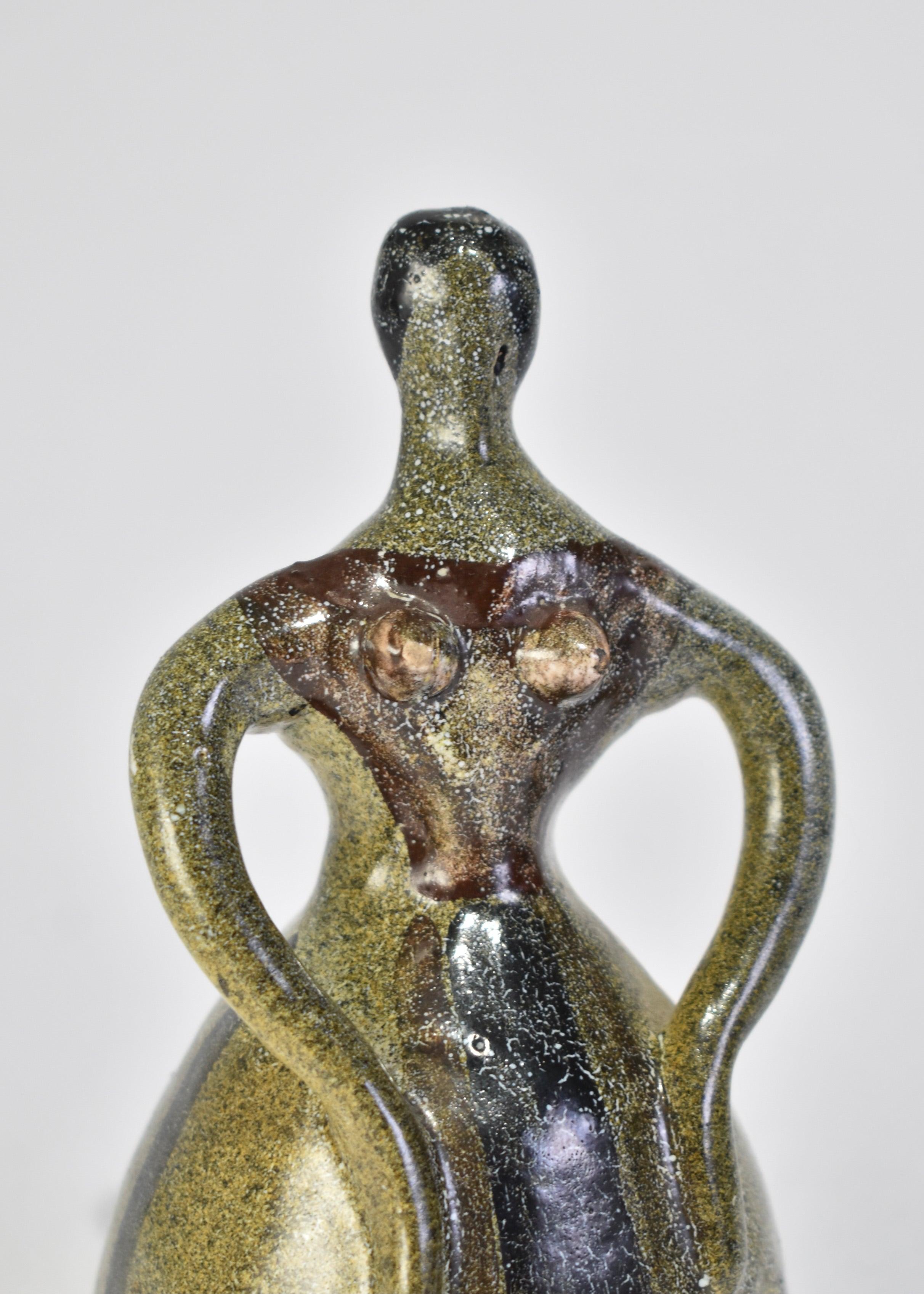 Ceramic Figure Bell In Good Condition In Richmond, VA