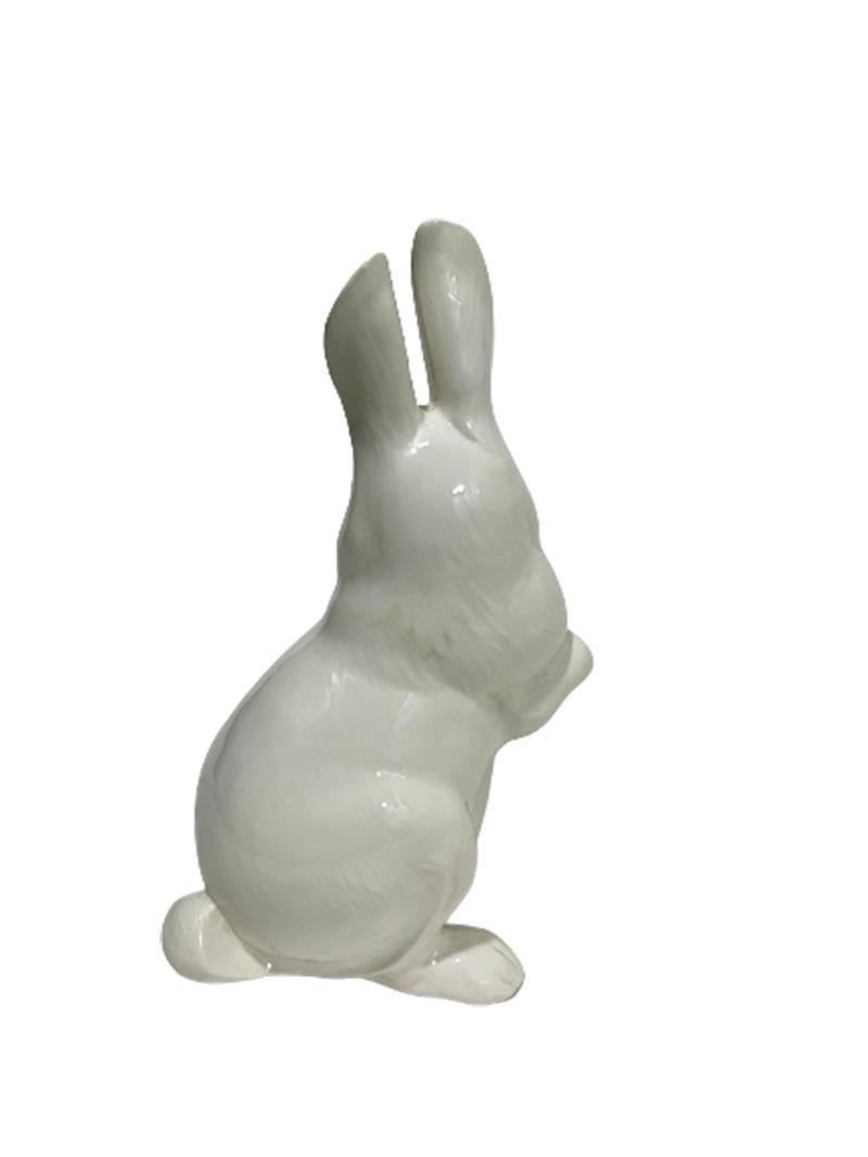 Ceramic Figure of a Rabbit by Ronzan, Mid-20th Century For Sale 1