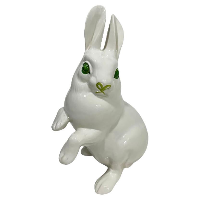Ceramic Figure of a Rabbit by Ronzan, Mid-20th Century For Sale