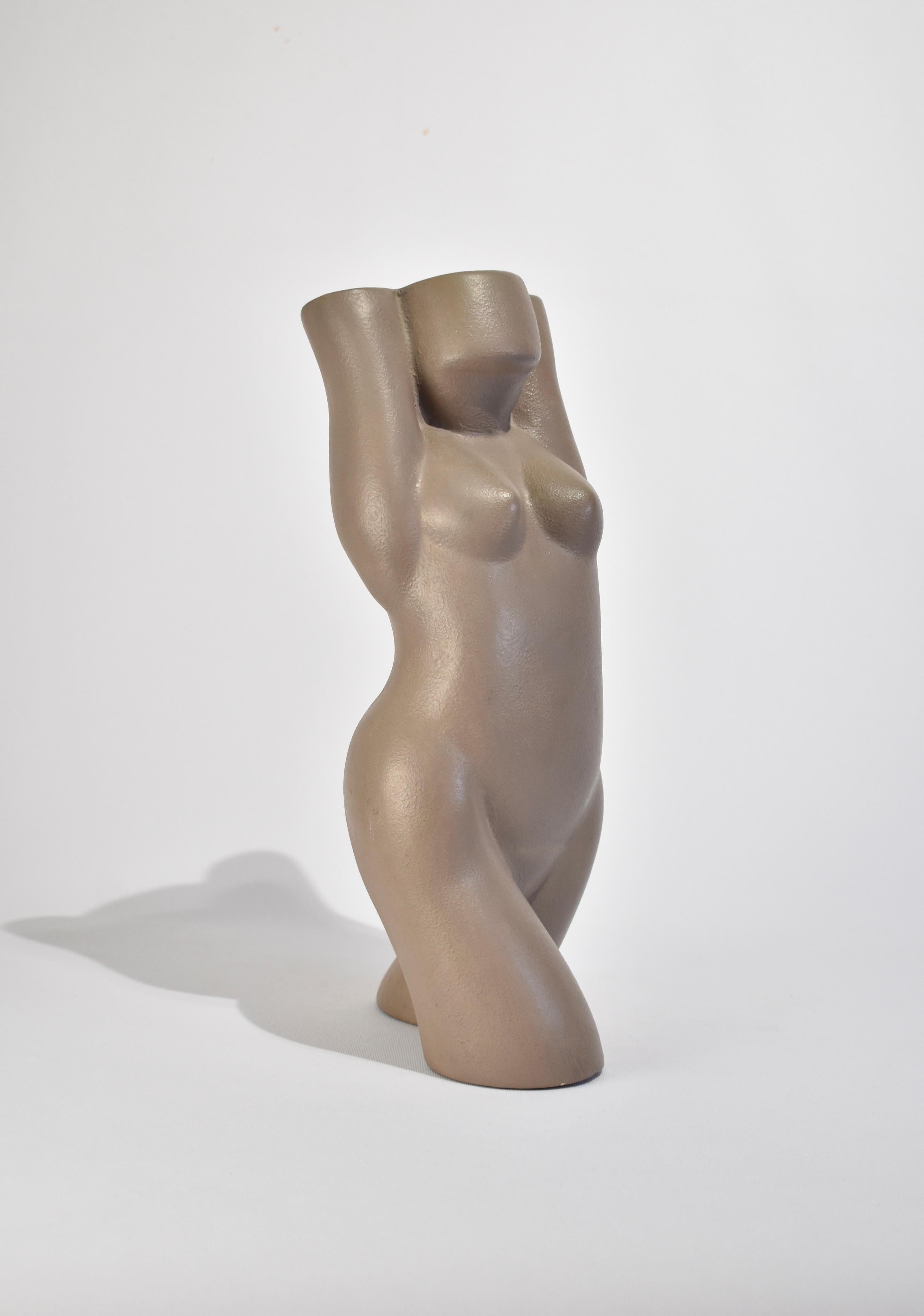 Hand-Crafted Ceramic Figure Sculpture For Sale