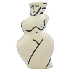 Vintage Ceramic Figure Vase