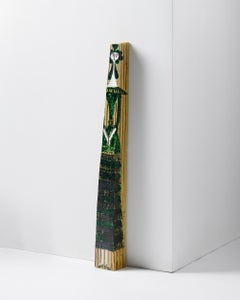 Ceramic Figure Wall sculpture 'Untitled' by Birger Kaipiainen, Finland, 1950s