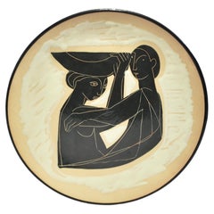 Used Ceramic Figures Plate