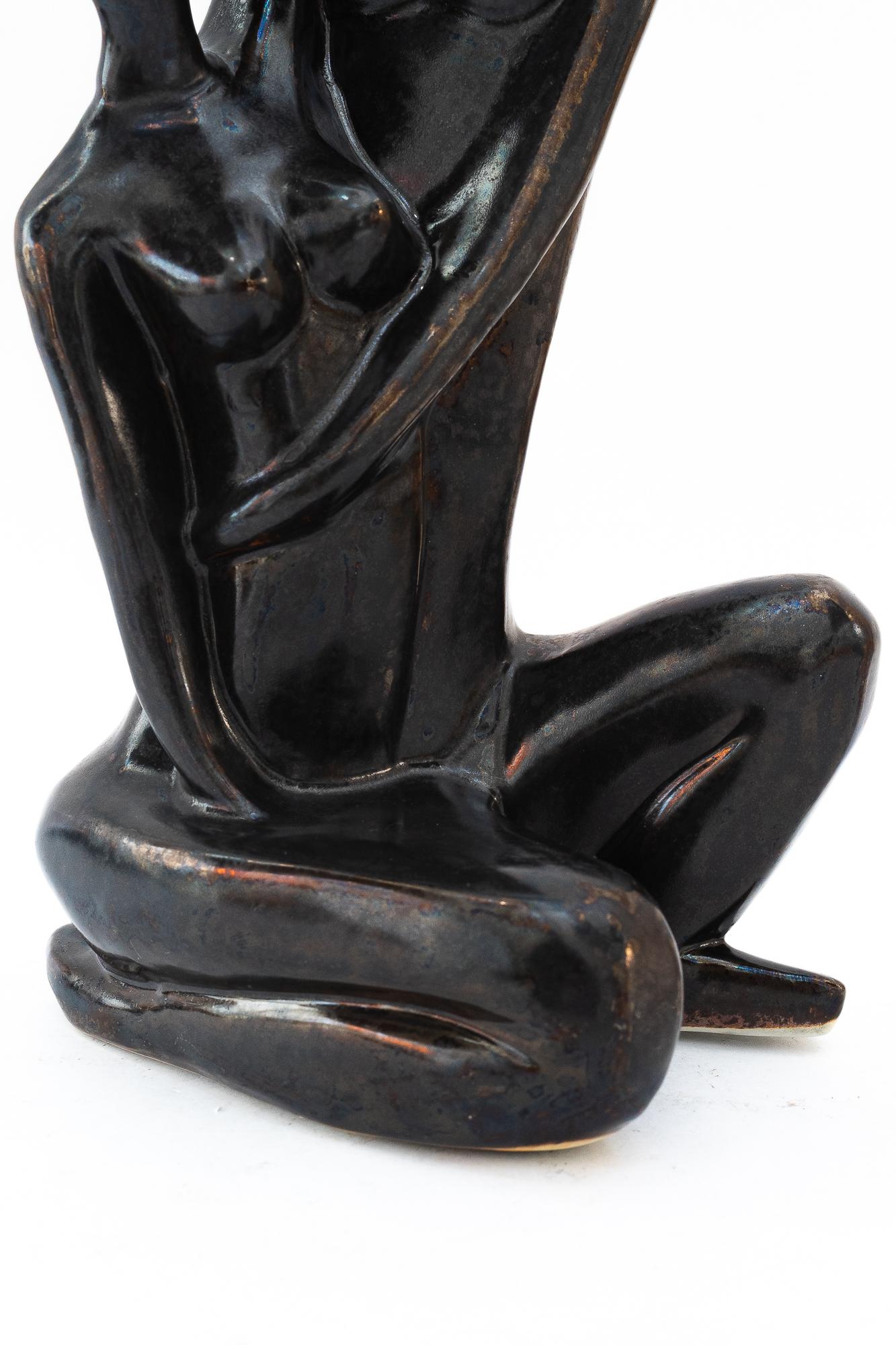 Mid-Century moderno Statuetta in ceramica austriaca degli anni '20 in vendita